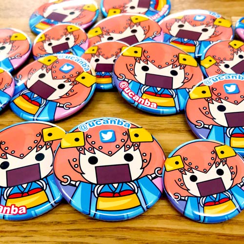 UCANBADGEでSNSのアイコンを使って缶バッジ作成