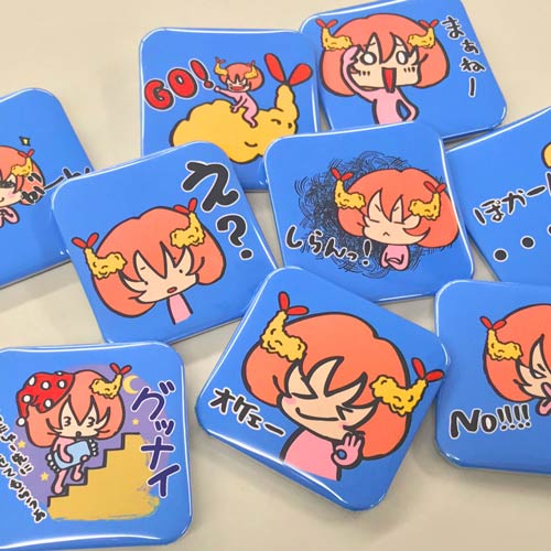 LINEスタンプを利用してUCANBADGEで缶バッジを作ったよ