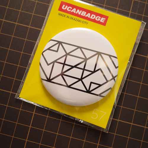 缶バッジのパッケージ