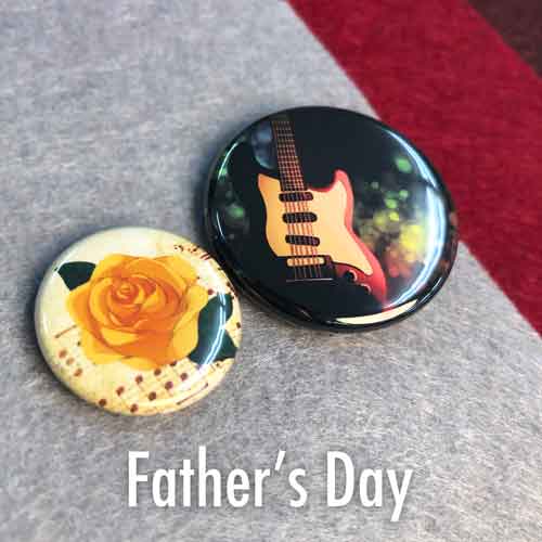 パパの趣味に合わせた缶バッジギフト