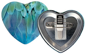 ハート型缶クリップ