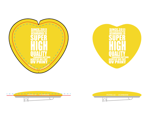 UCANBADEの四角缶バッジデザイン方法。オリジナル四角缶バッチのテンプレートの使い方のサムネイル画像