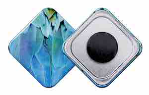 ひし形（47 x 47）mm缶マグネット