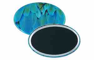 楕円形（70 x 45）mm缶マグネット