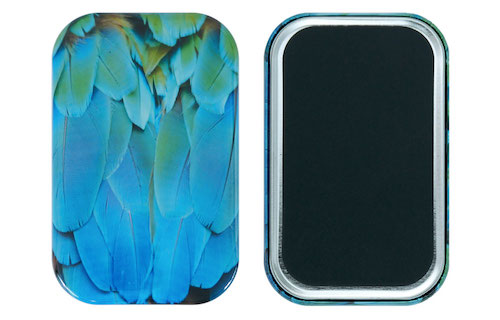 UCANBADGEのマグネット仕様の缶バッジ製品長方形 44×70mmサイズ