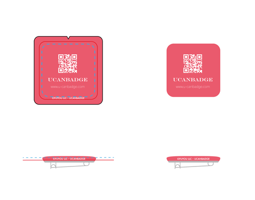 UCANBADEの角丸缶バッジデザイン方法。オリジナル角丸缶バッチのテンプレートの使い方のサムネイル画像