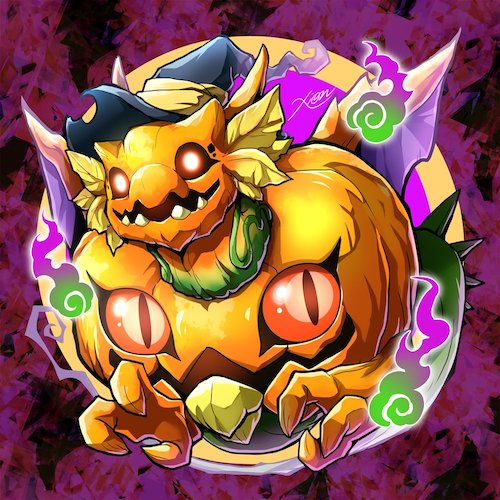 おばけかぼちゃデザインコンテスト入選作品@outlord_sさん