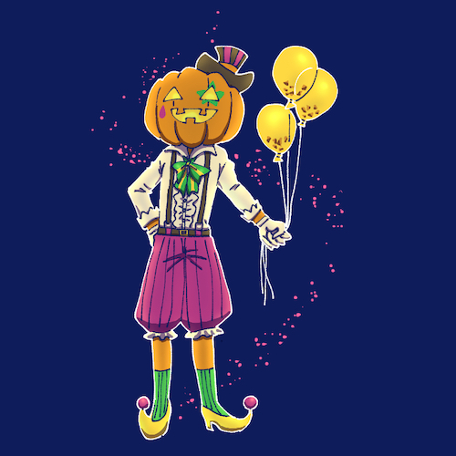 おばけかぼちゃデザインコンテスト入選作品@naru_maruniさん