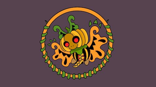 おばけかぼちゃデザインコンテスト入選作品@DDDA_dogmaさん