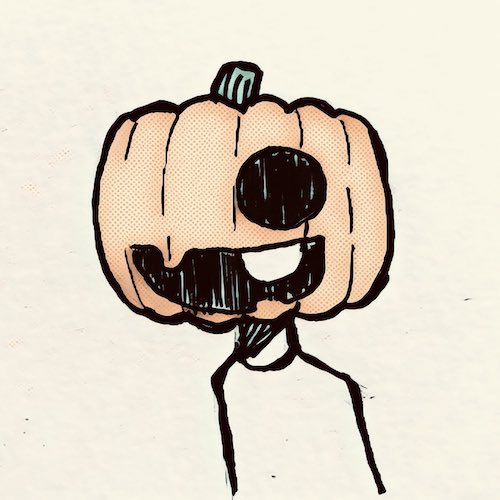 おばけかぼちゃデザインコンテスト入選作品@tan_ta_takiyaさん